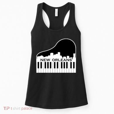 New Orleans Cool Piano Skyline Women's Tank Top