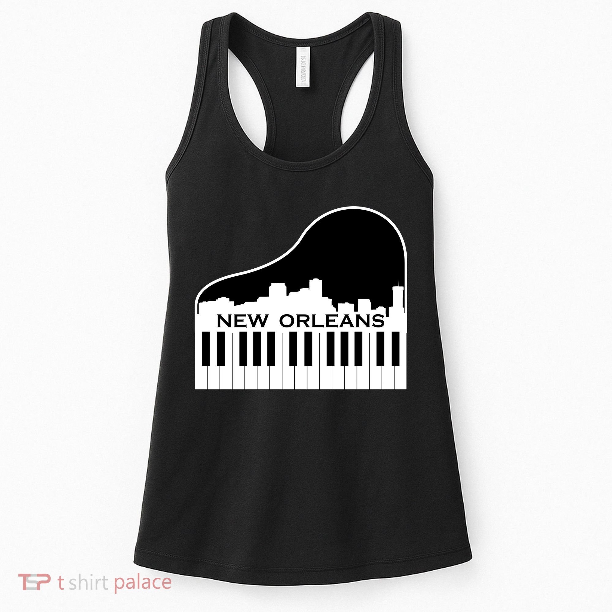 New Orleans Cool Piano Skyline Women's Tank Top