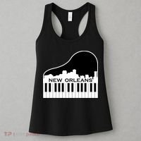New Orleans Cool Piano Skyline Women's Tank Top thumb 3