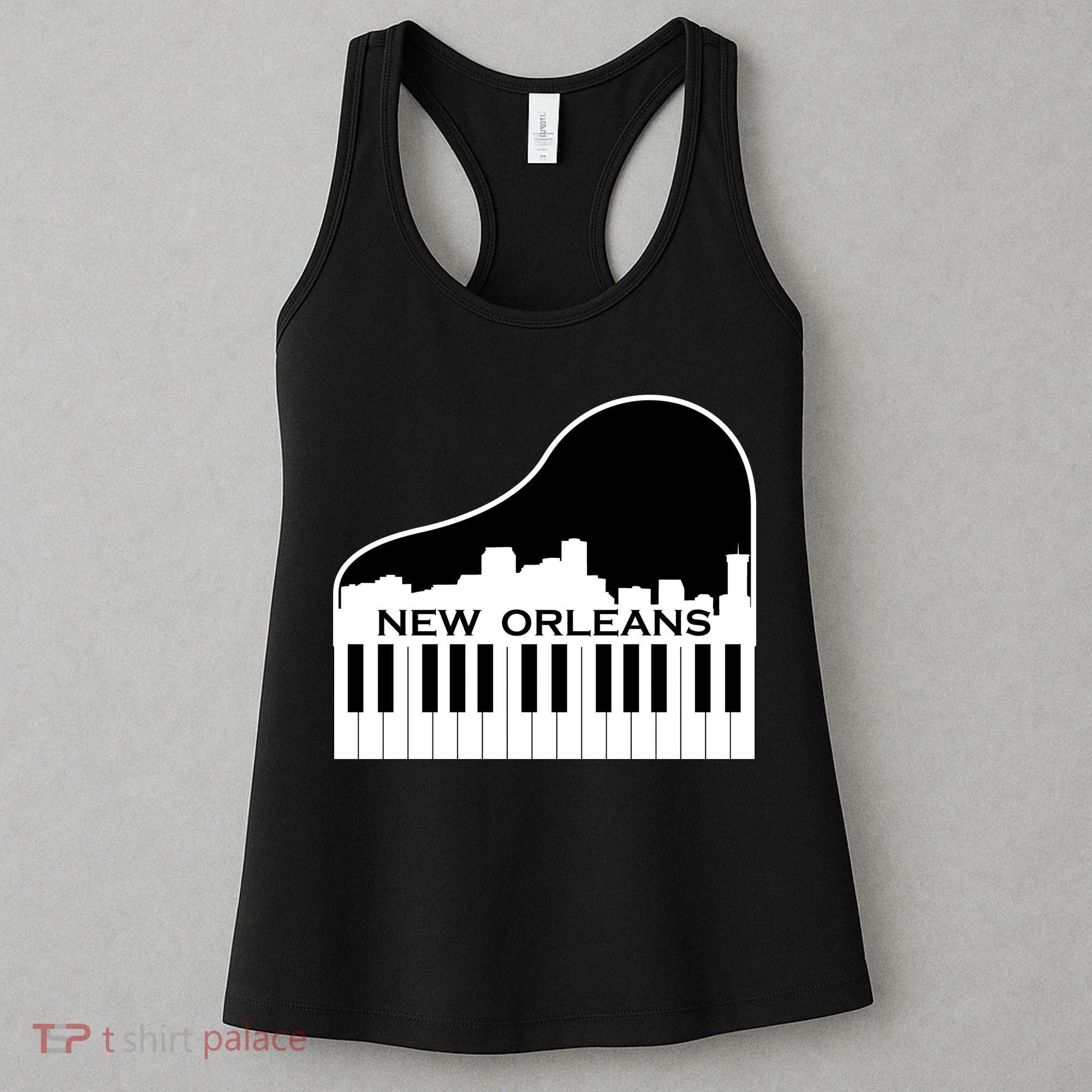 New Orleans Cool Piano Skyline Women's Tank Top