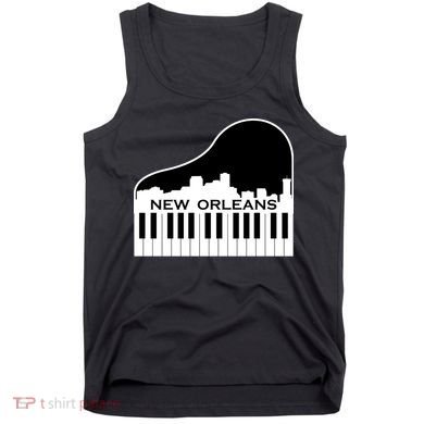 New Orleans Cool Piano Skyline Tank Top