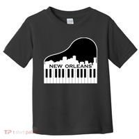 New Orleans Cool Piano Skyline Toddler T-Shirt thumb 0