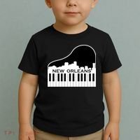 New Orleans Cool Piano Skyline Toddler T-Shirt thumb 2