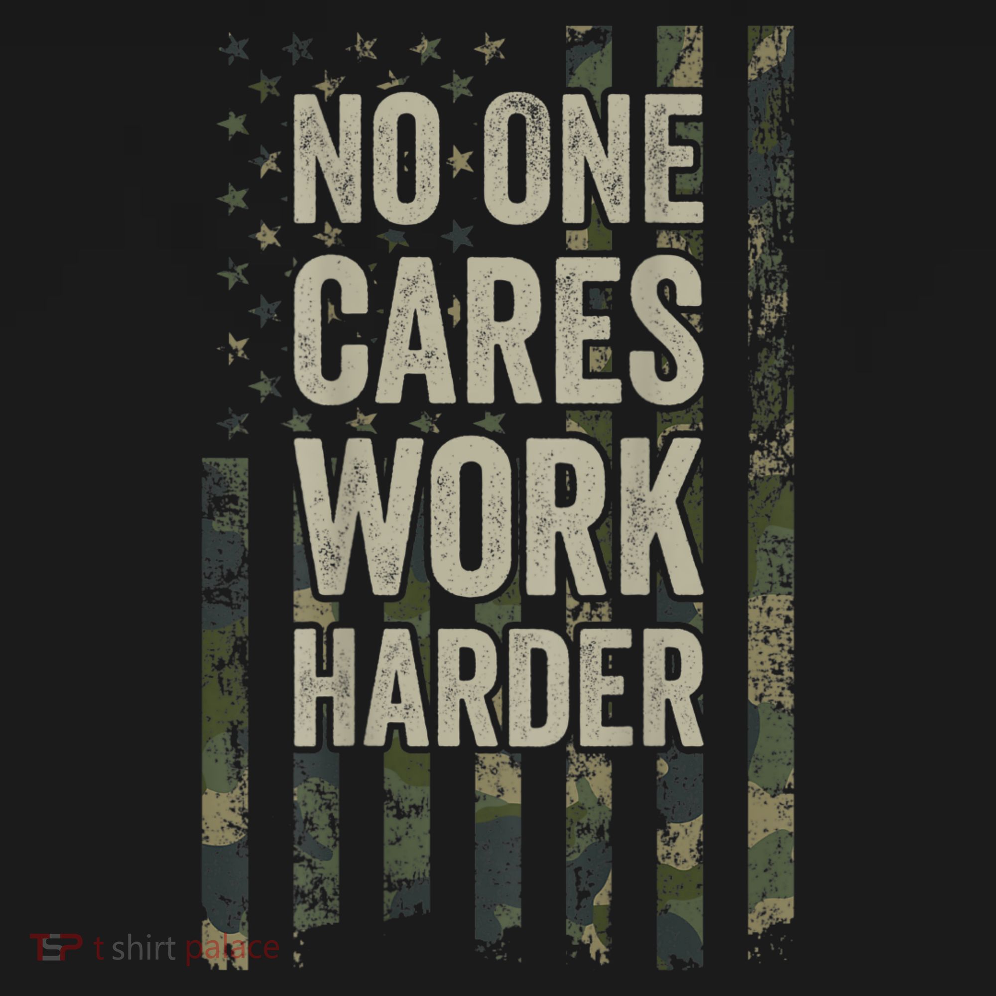 No One Cares Work Harder Motivational Workout Gym Apron