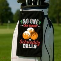 No One Can Resist My Schweddy Ball Candy Gift Golf Towel thumb 2