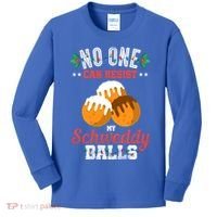 No One Can Resist My Schweddy Ball Candy Gift Kids Long Sleeve Shirt thumb 0