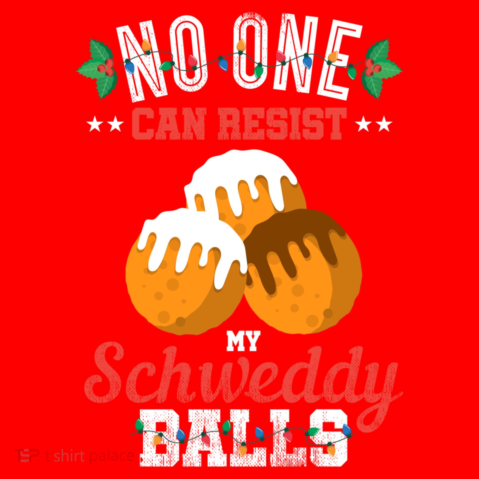 No One Can Resist My Schweddy Ball Candy Gift Santa Hat