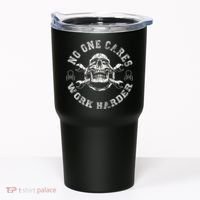 No One Cares Work Harder Skull Engineer Tumbler thumb 0