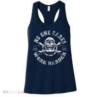 No One Cares Work Harder Skull Engineer Women's Tank Top thumb 0