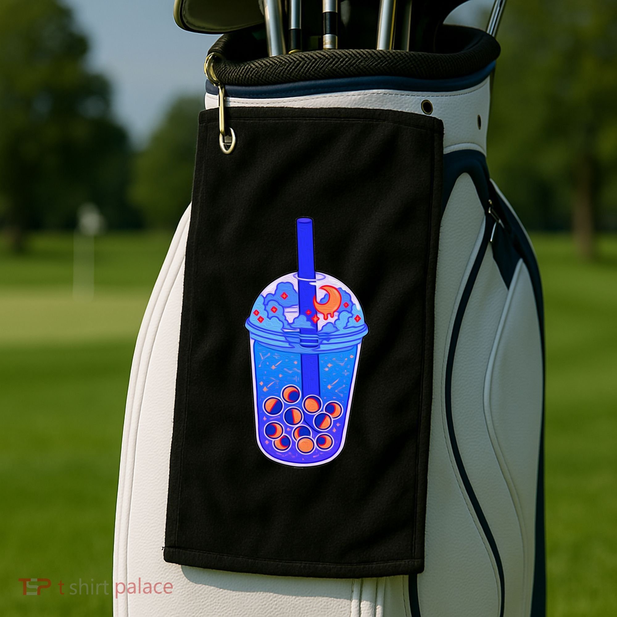 Nocturn Boba Tea Golf Towel