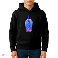 Nocturn Boba Tea Kids Hoodie thumb 4