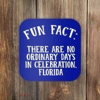 No Ordinary Days In Celebration Florida Pun Fl Joke Cute Gift Coaster thumb 0