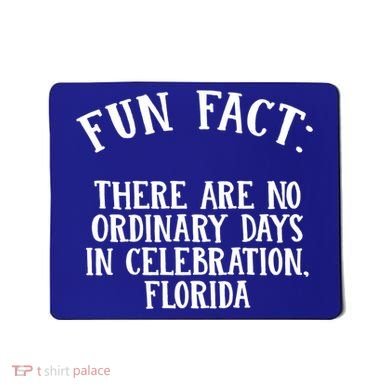 No Ordinary Days In Celebration Florida Pun Fl Joke Cute Gift Mousepad