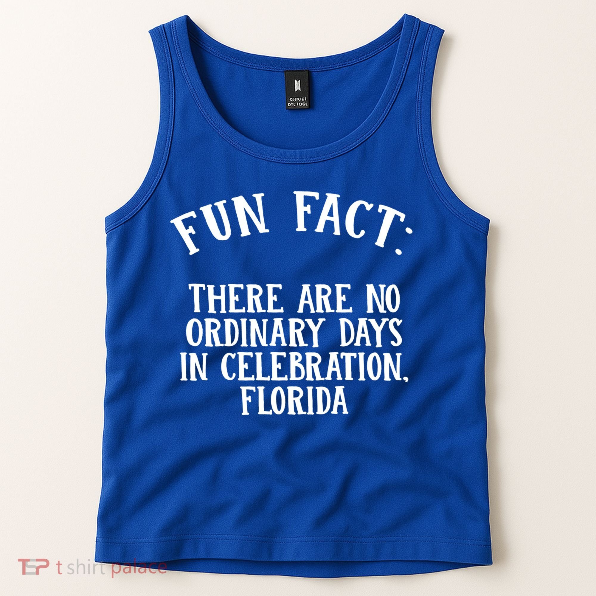 No Ordinary Days In Celebration Florida Pun Fl Joke Cute Gift Tank Top