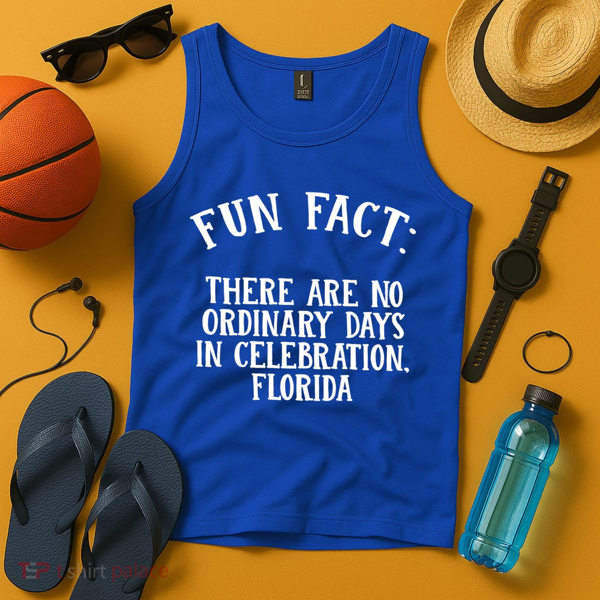 No Ordinary Days In Celebration Florida Pun Fl Joke Cute Gift Tank Top