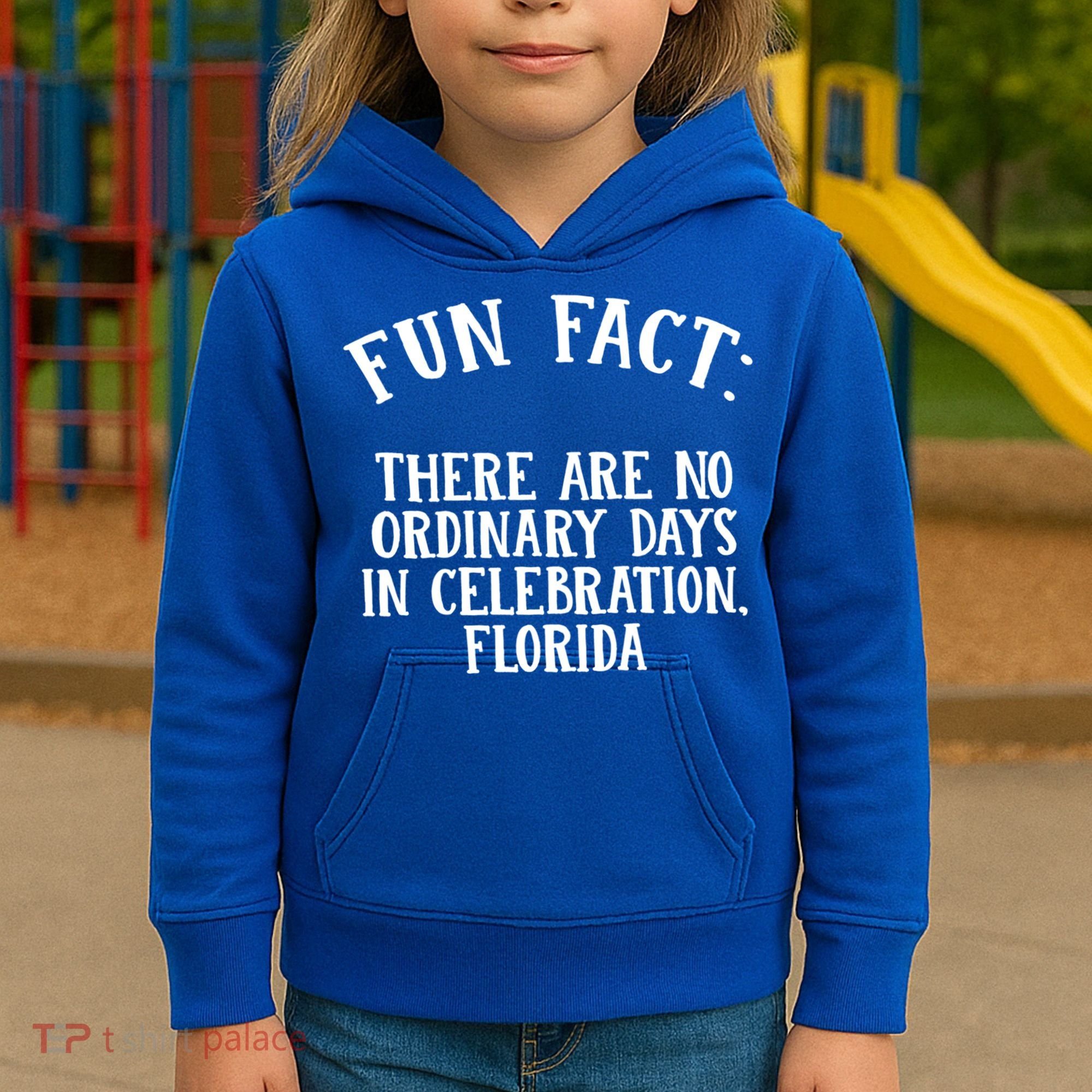 No Ordinary Days In Celebration Florida Pun Fl Joke Cute Gift Kids Hoodie