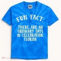 No Ordinary Days In Celebration Florida Pun Fl Joke Cute Gift Kids Tie-Dye T-Shirt thumb 0