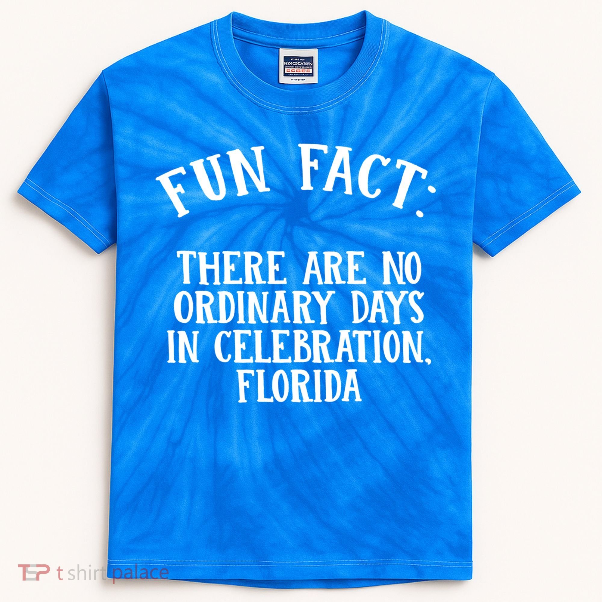 No Ordinary Days In Celebration Florida Pun Fl Joke Cute Gift Kids Tie-Dye T-Shirt