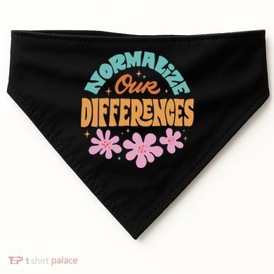 Normalize Our Differences USA-Made Doggie Bandana