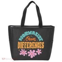 Normalize Our Differences Tote Bag thumb 0