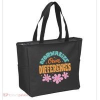 Normalize Our Differences Tote Bag thumb 2