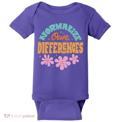 Normalize Our Differences Baby Bodysuit