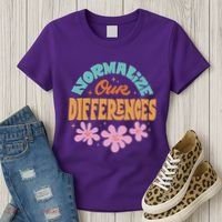 Normalize Our Differences Women's T-Shirt thumb 3