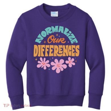 Normalize Our Differences Kids Sweatshirt