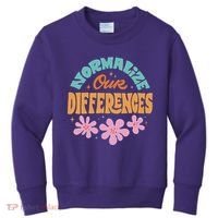 Normalize Our Differences Kids Sweatshirt thumb 0