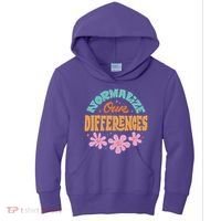 Normalize Our Differences Kids Hoodie thumb 0