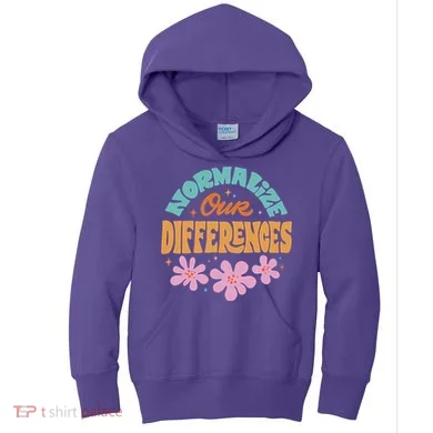 Normalize Our Differences Kids Hoodie