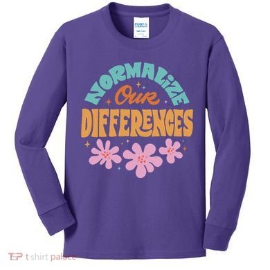 Normalize Our Differences Kids Long Sleeve Shirt