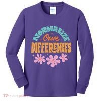 Normalize Our Differences Kids Long Sleeve Shirt thumb 0