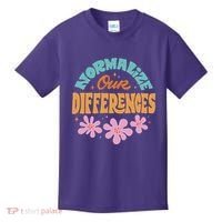 Normalize Our Differences Kids T-Shirt thumb 0
