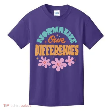 Normalize Our Differences Kids T-Shirt