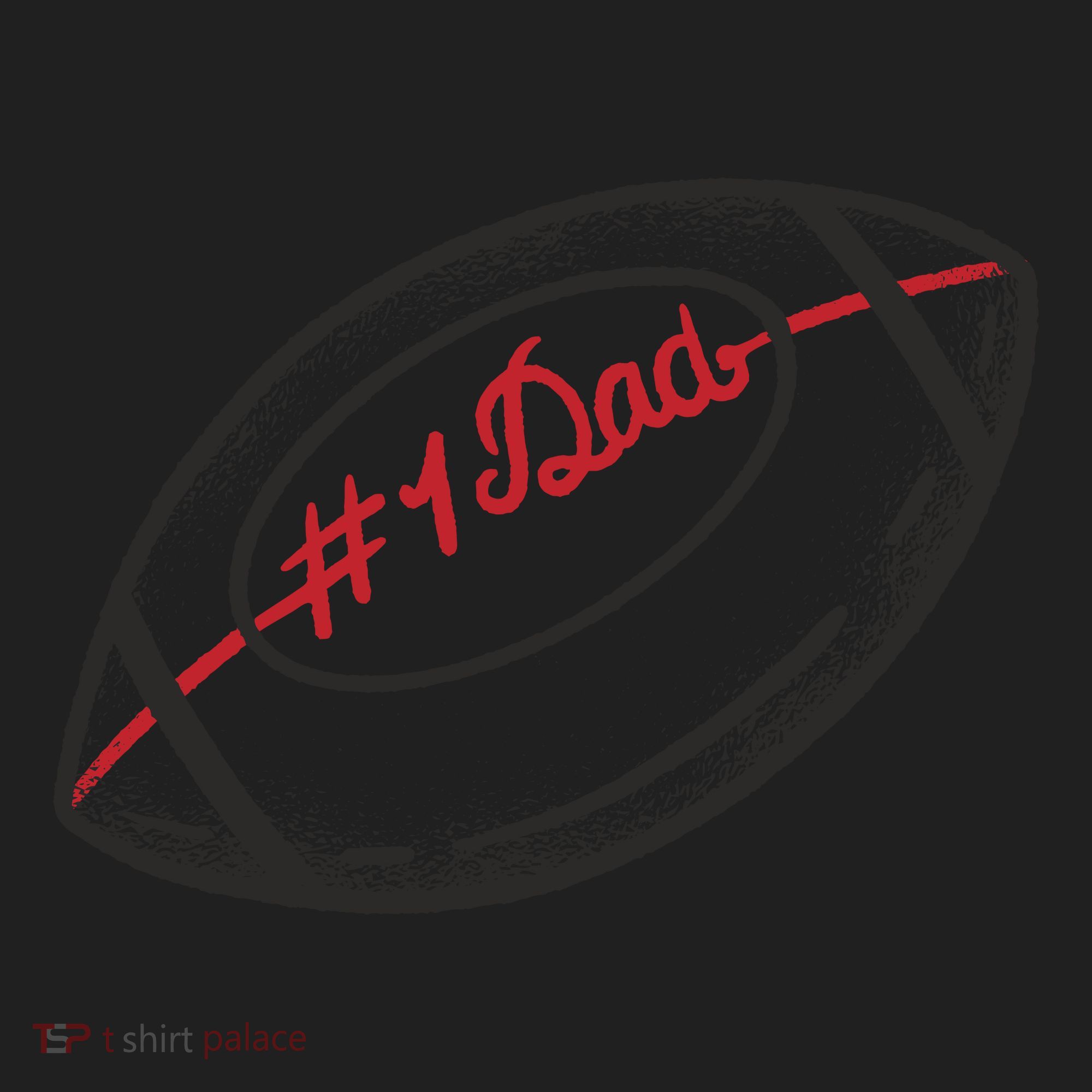 Number One Dad Football Gift Women's Sweatshirt