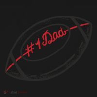 Number One Dad Football Gift Coaster thumb 2