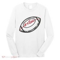 Number One Dad Football Gift Long Sleeve Shirt thumb 0