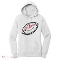 Number One Dad Football Gift Women's Hoodie thumb 0