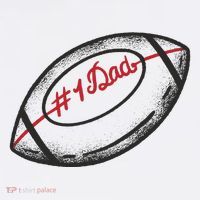 Number One Dad Football Gift Women's Hoodie thumb 2