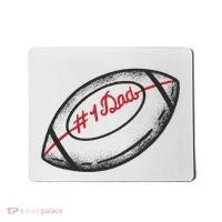 Number One Dad Football Gift Mousepad thumb 0