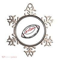 Number One Dad Football Gift Ornament thumb 0