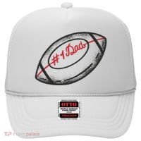 Number One Dad Football Gift Hat thumb 0