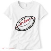 Number One Dad Football Gift Women's T-Shirt thumb 0