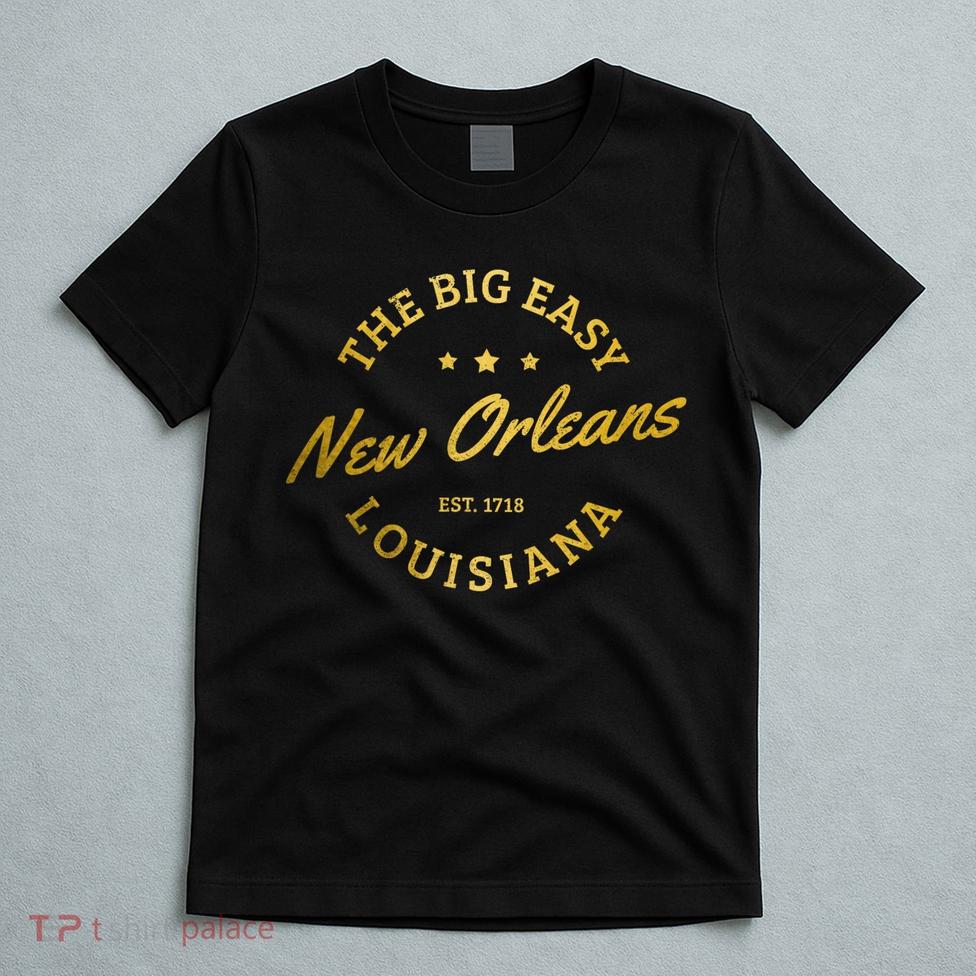 New Orleans Est. 1718 Louisiana Vintage Nola T-Shirt