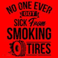 No One Ever Got Sick From Smoking Tires Car Lover Santa Hat thumb 1