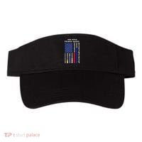No One Fights Alone Usa Flag For 4th July Visor thumb 0