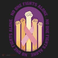 No One Fights Alone Breast Cancer Beanie thumb 2