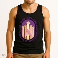 No One Fights Alone Breast Cancer Tank Top thumb 3
