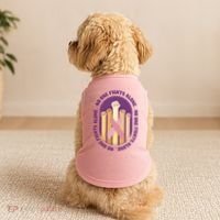 No One Fights Alone Breast Cancer Doggie Tank thumb 2